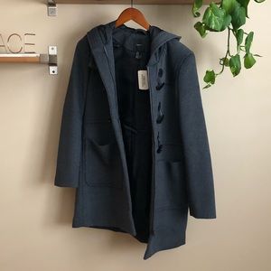 Charcoal Pea Coat Forever 21 Size M